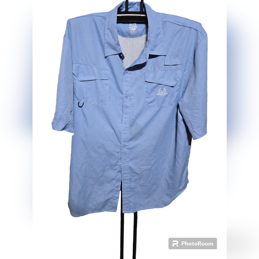 REALTREE FISHING Guide Shirt Vented Men's Size XL